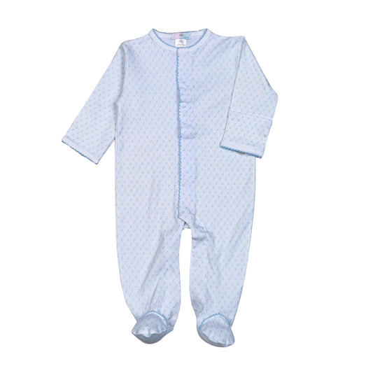 BDT-012 Blue Dots Snap footie.