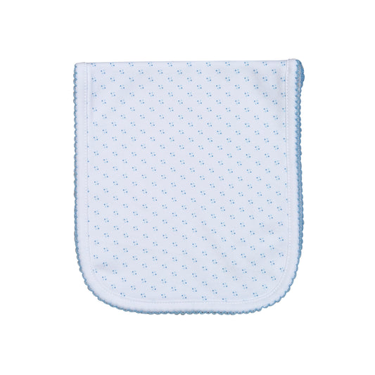 BDT-018 Blue Dots Burping Pad .