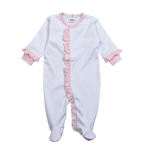 LIL-012 Lily Footie Pink Ruffles.
