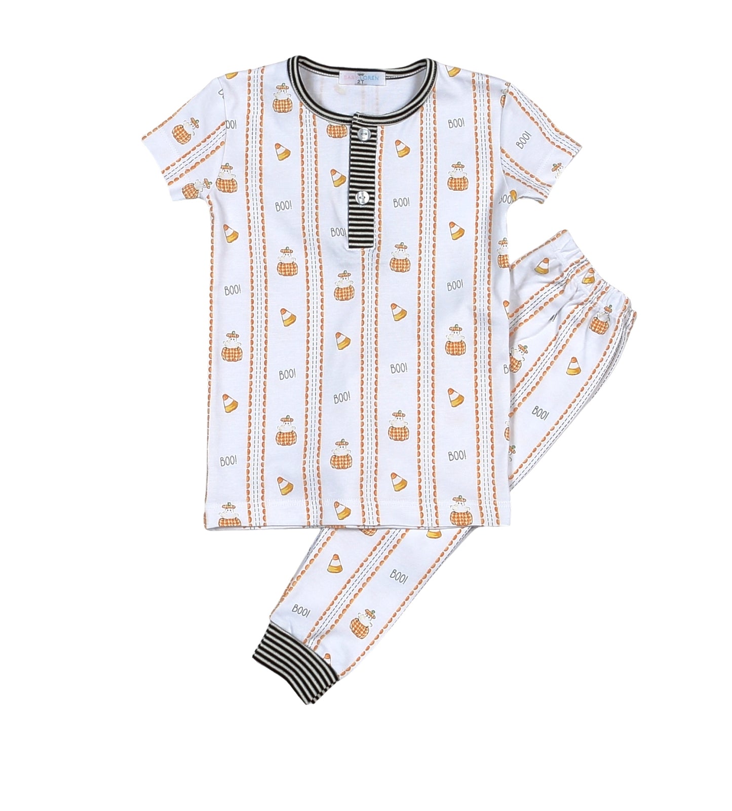 BOO-099 Peek-A-Boo Pima Two Pcs Loungewear