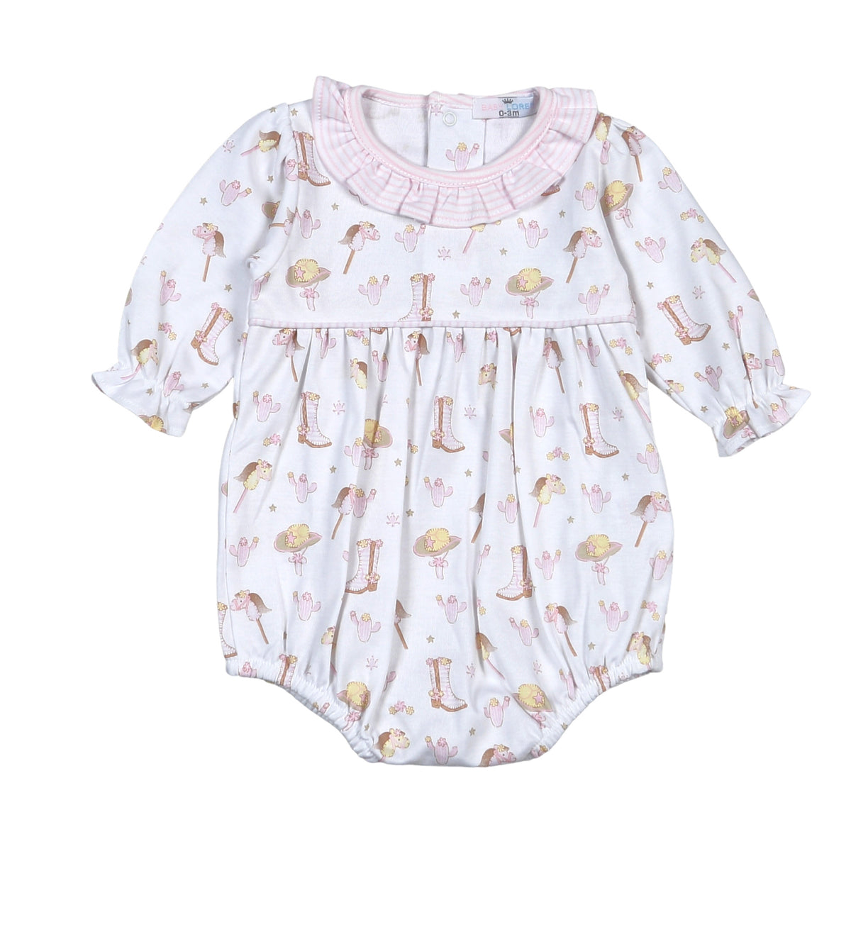 HWD-130 Howdy Baby Pima Ruffled Bubble