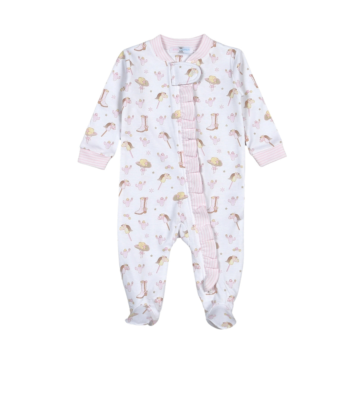 HWD-314 Howdy Baby Pima Zipper Footie