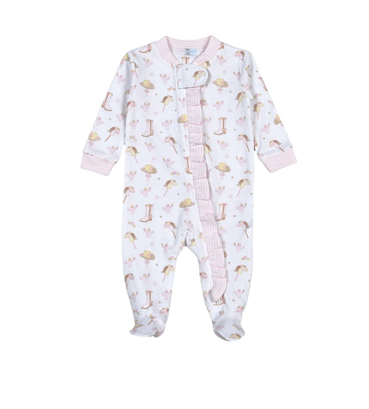HWD-314 Howdy Baby Pima Zipper Footie