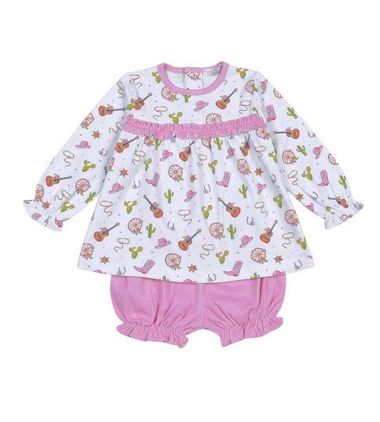 HWK-132 Howdy Kids Pima Bloomers set