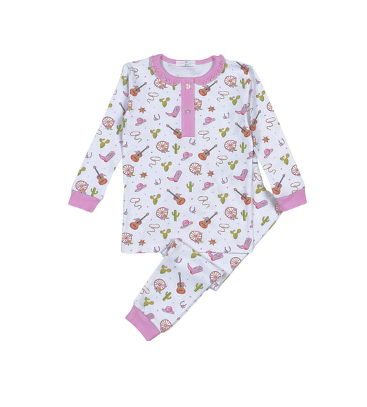 HWK-799 Howdy Kids Pima Two Pcs Loungewear