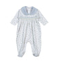 MIA-414 Mia Blue Floral Hand Smk Footie