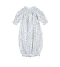 MIA-519 Mia Blue Floral Hand Smk Bishop Gown