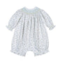 MIA-530 Mia Blue Floral Pima Hand Smk Bishop Bubble