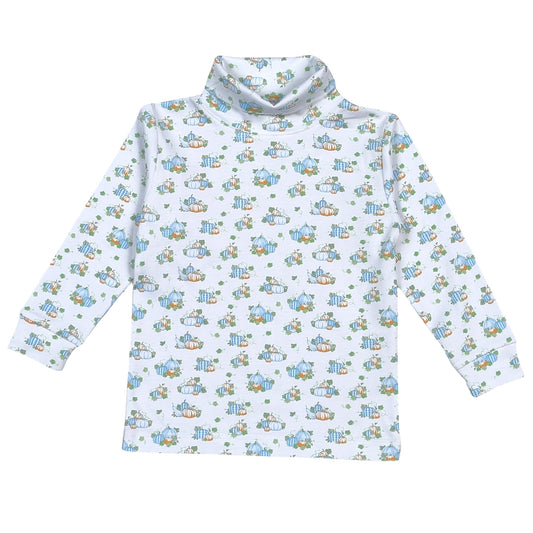 PCH-010 Pumpkins Pima turtleneck