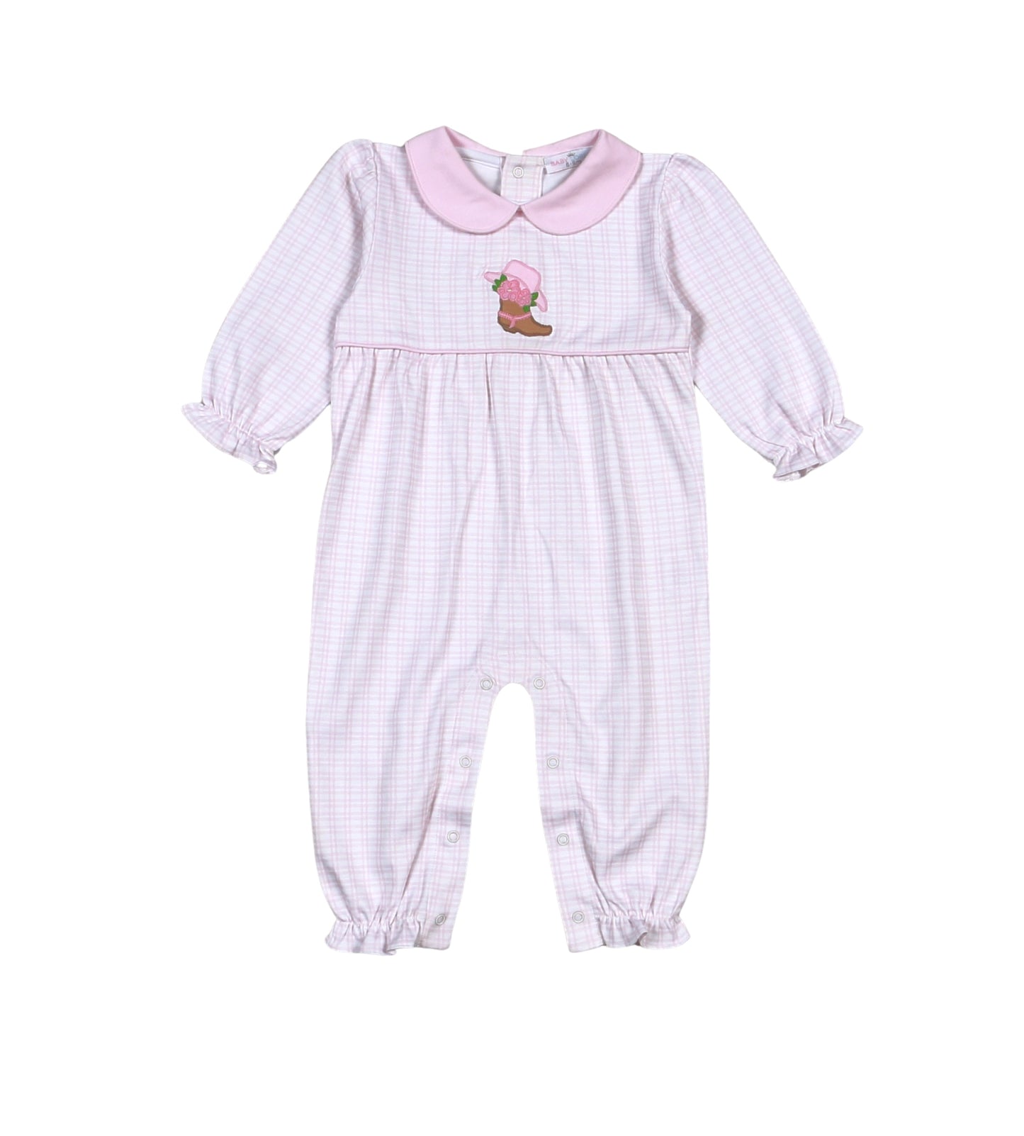 RTI-134 Rodeo Time Pima  Applique Romper