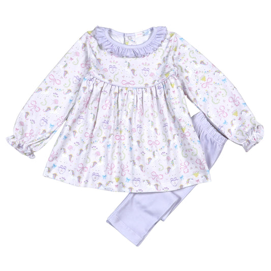 UCR-120 Unicorns Pima pants set