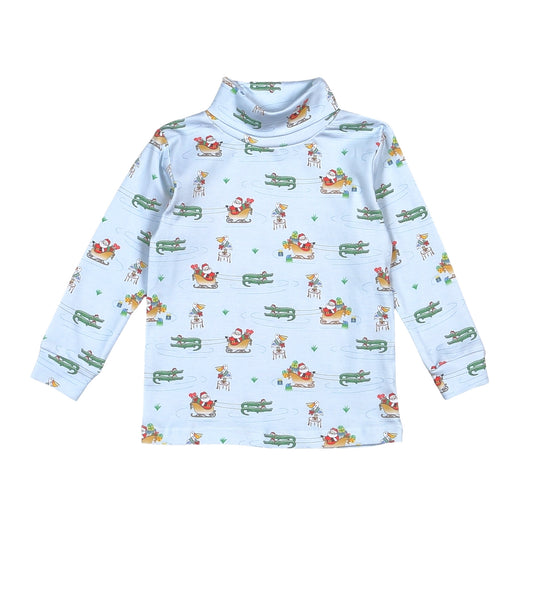 CAJ-010 Cajun Christmas Pima turtleneck