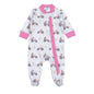 BAR-114 Barnyard Buddies Pima Zipper Footie