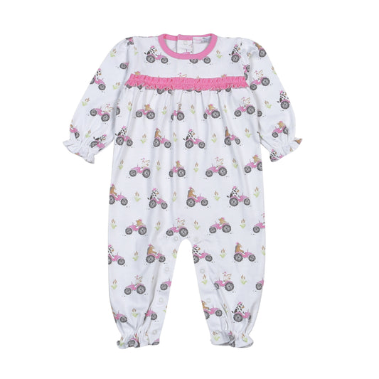 BAR-134 Barnyard Buddies Pima Romper