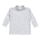 VIV-010 Vivian Floral Pima turtleneck
