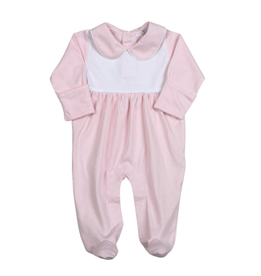 ISA-014 Isabella White Chest Pima Footie