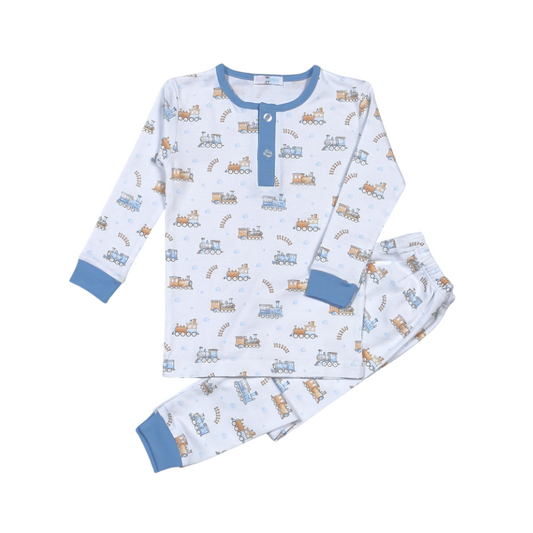 CHO-099 The Choo Choo Collection  Pima Two Pcs Loungewear