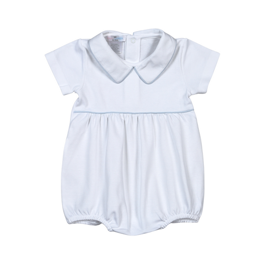 BOB-530 WHITE BLUE PIPPING PIMA BUBBLE