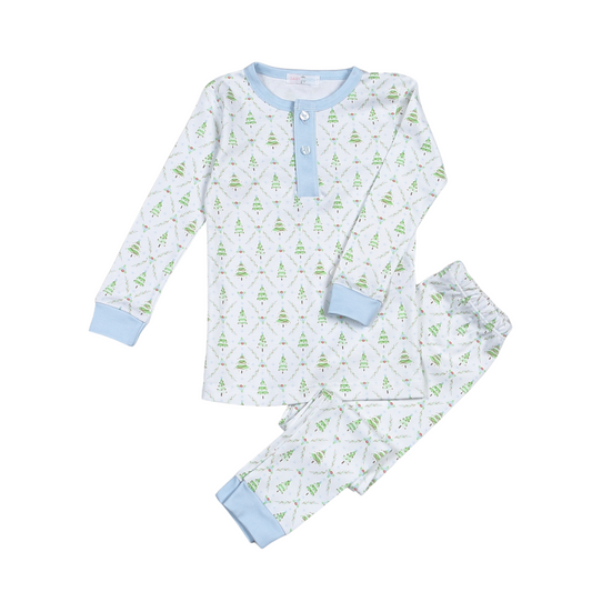 HOL-099 Holly Night Pima Two Pcs Loungewear
