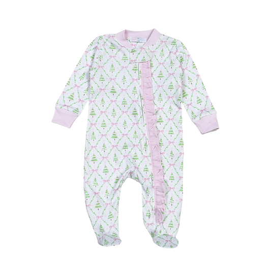 HOL-114 Holly Night Pima Zipper Footie