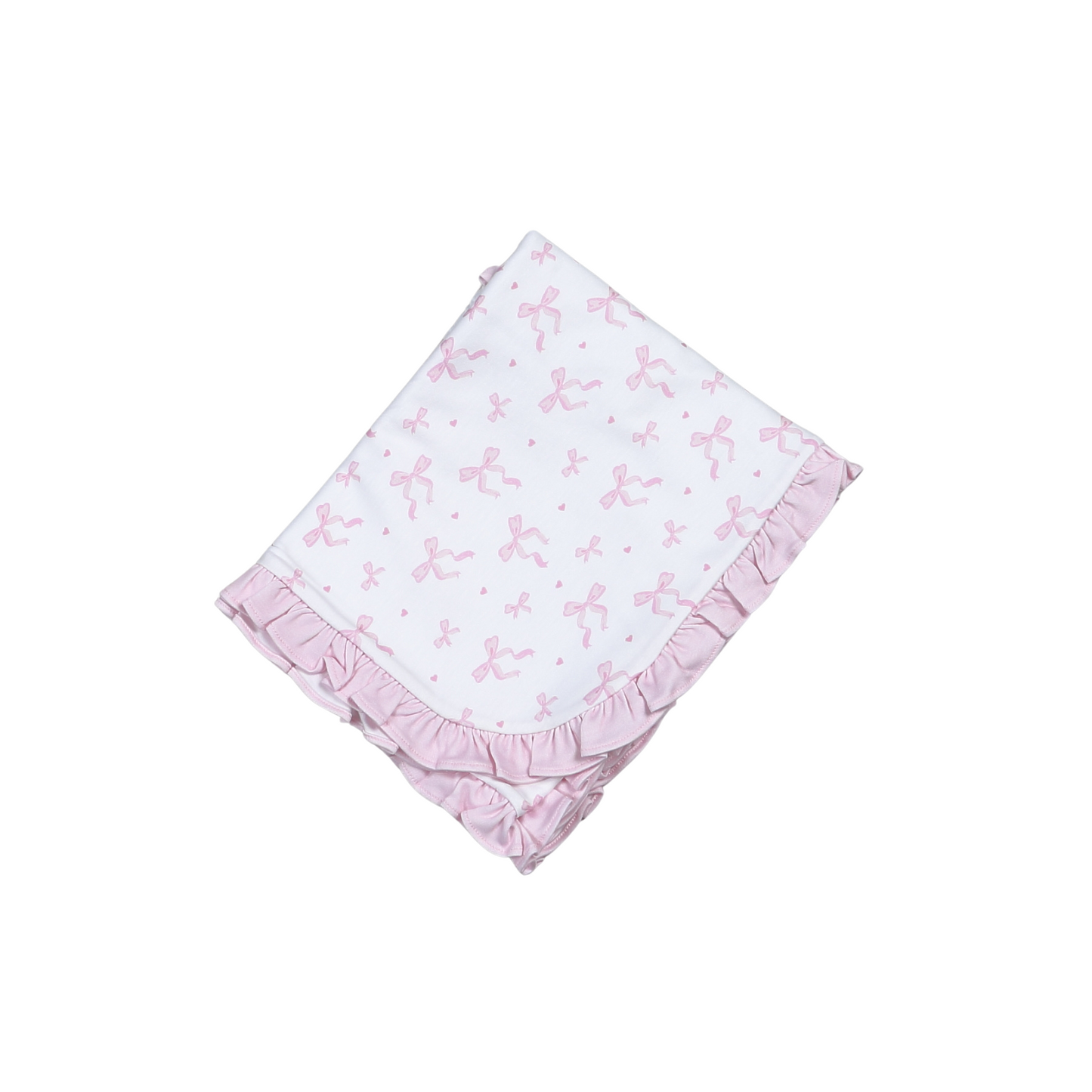 PCQ-016 Pink Coquettes Pima Receiving Blanket