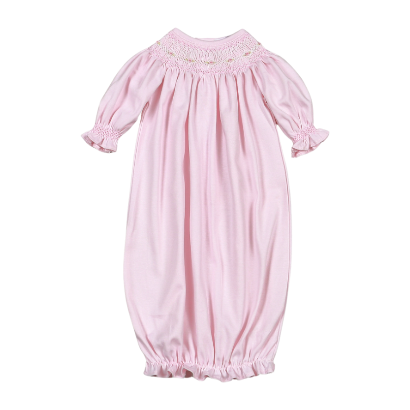 PSM-919 Sally Pink Hand SMK Bishop Pima Gown