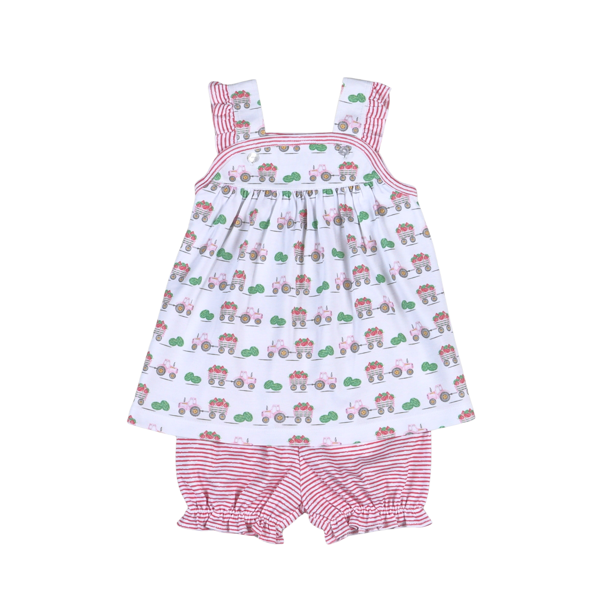 TTR-232 Tractors and Melons Bloomer set