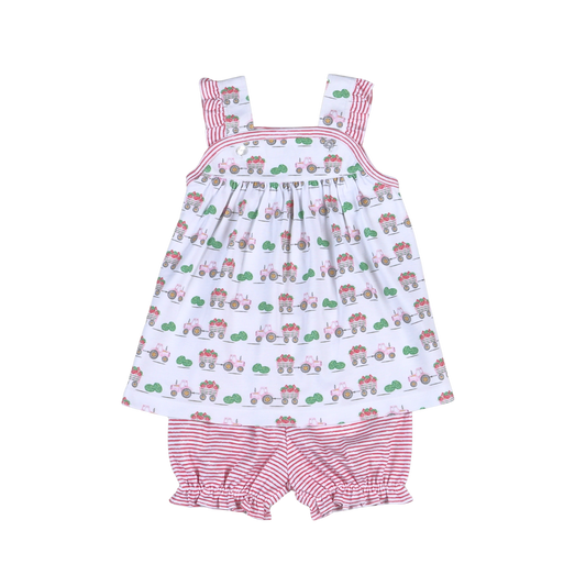 TTR-232 Tractors and Melons Bloomer set