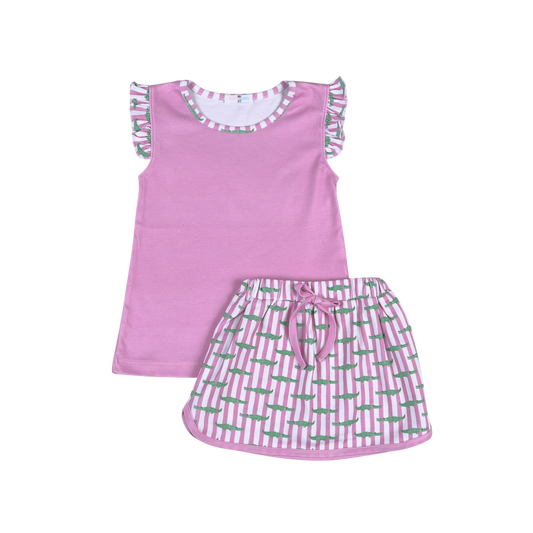 BYK-260 Bayou Kids Skort set