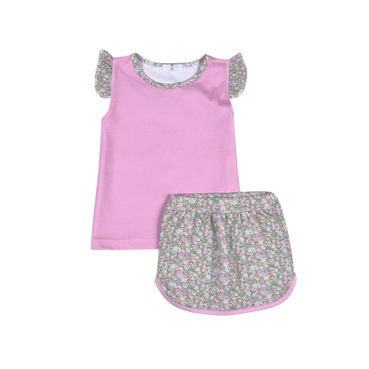 EVE-260 Eve Floral Skort Set