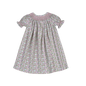 EVE-540 Eve Floral Hand Smocked Bishop Dress