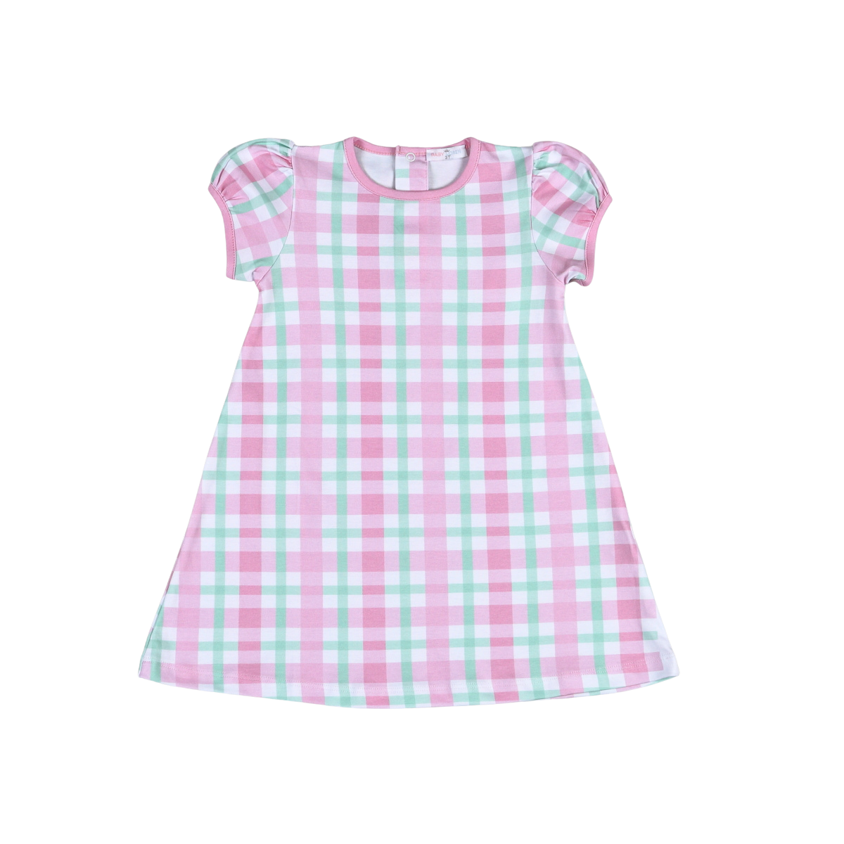 JAN-240 Pink Plaids Jane Dress