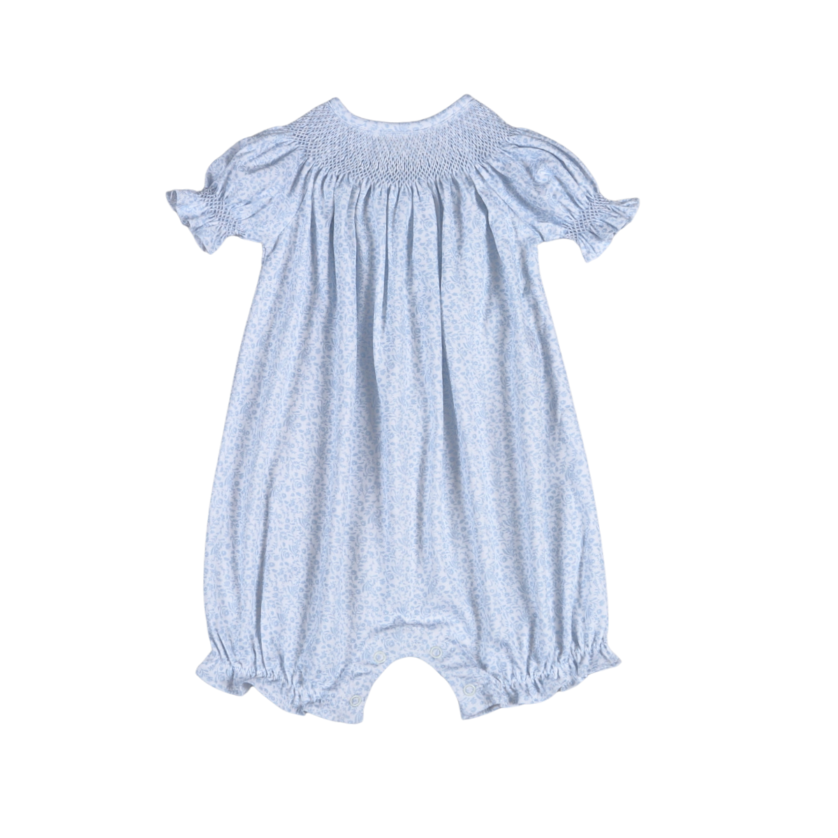 IVY-530 Ivy Floral Hand Smocked Bishop Bubble