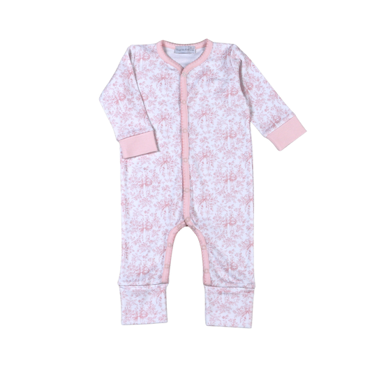 HGI-913  Gigi Pink Toile Ride Playsuit