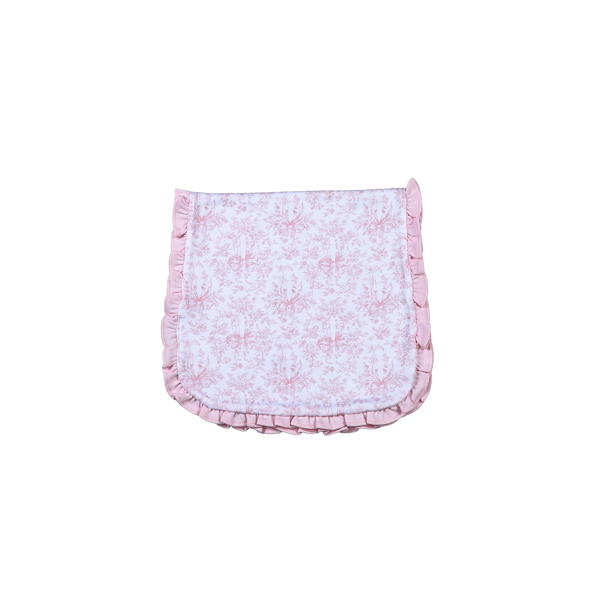 HGI-918  Gigi Pink Toile Ride Burping Pad
