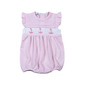 BTG-130 SAIL BOATS HAND SMOCKED PIMA BUBBLE
