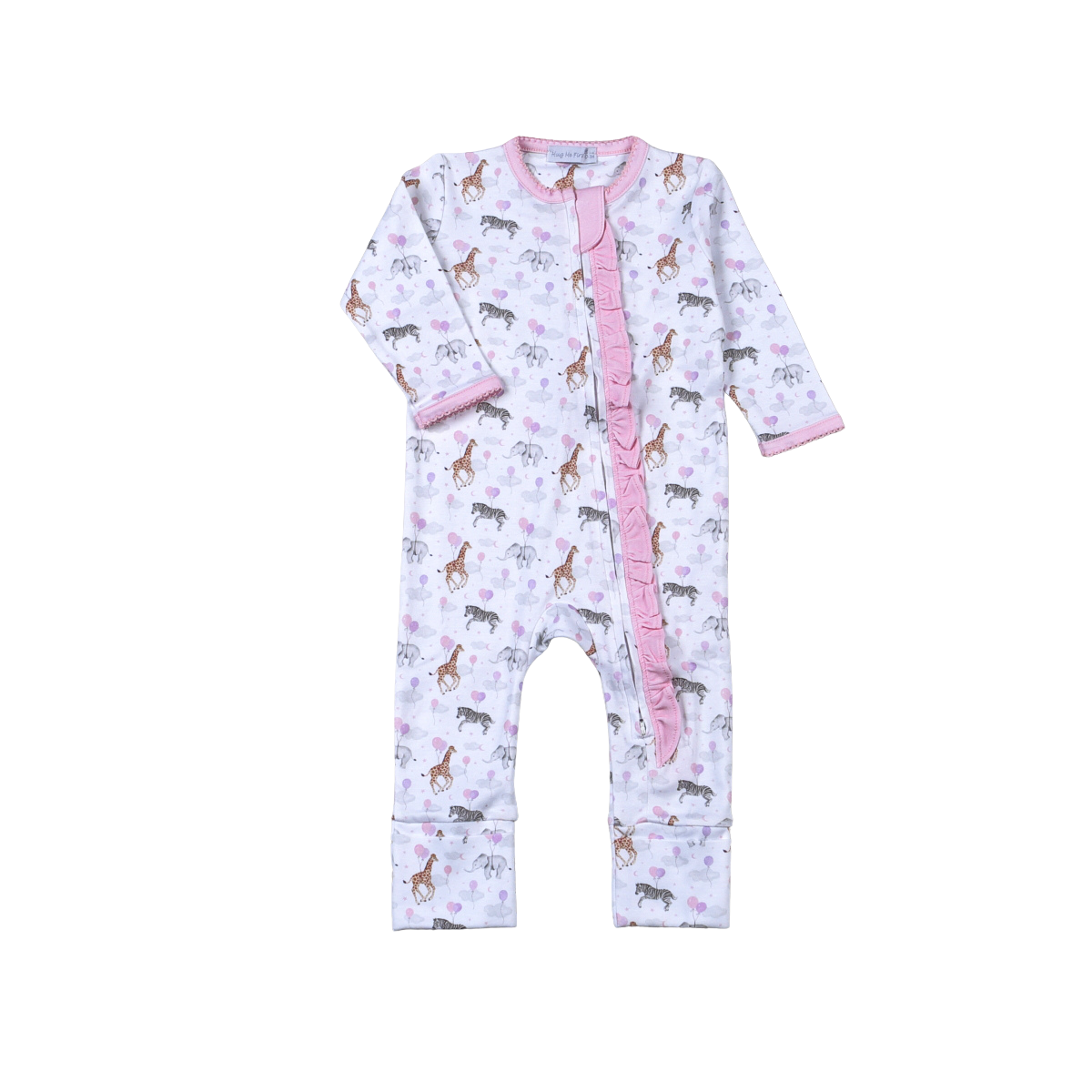 HBL-914  Balloon Ride Zipper Footie