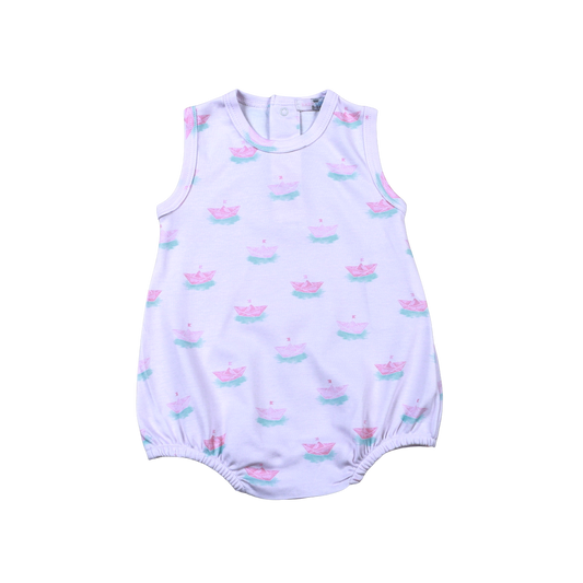 PBT-930 Pink Paper Boats Pima Bubble