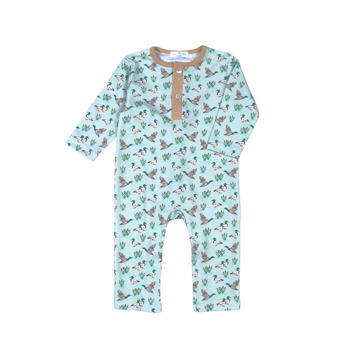 MLK-034 Mallard Ducks Pima Romper