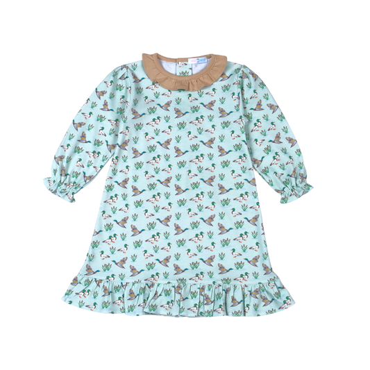 MLK-340 Mallard Ducks Pima Dress