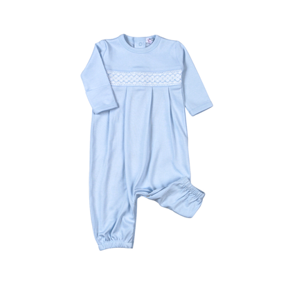 BBB-111 Blue   Pima Hand Smocked Converter