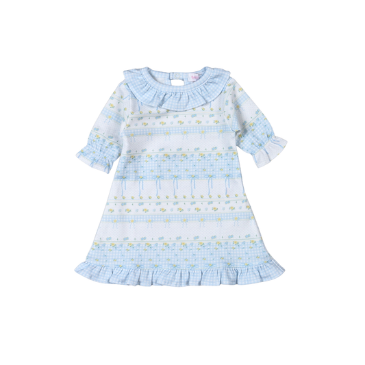 ALN-009 Alina Floral Pima Doll Dress