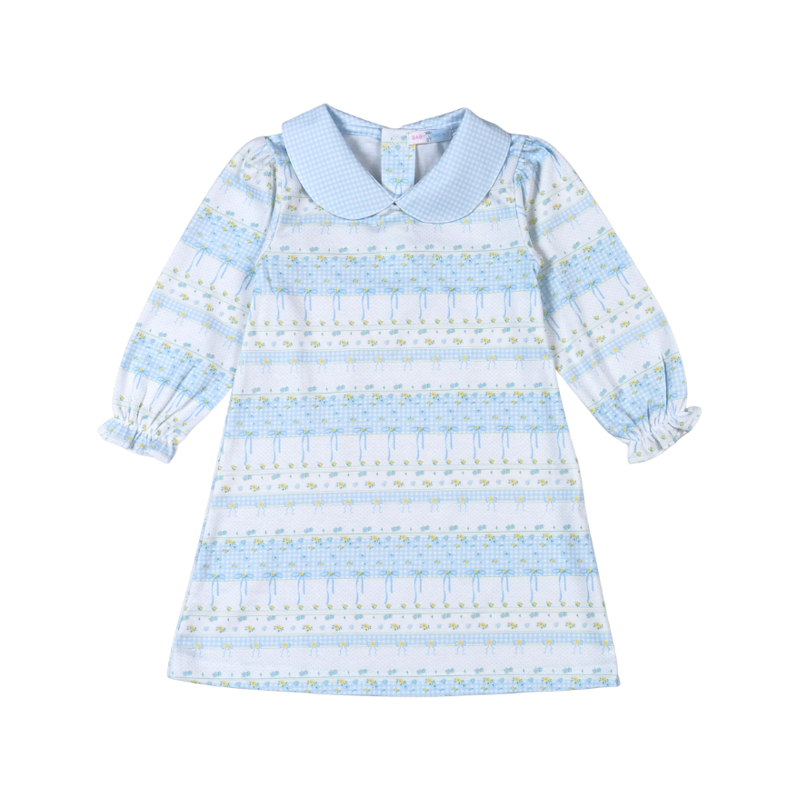 ALN-240 Alina Floral Pima Dress