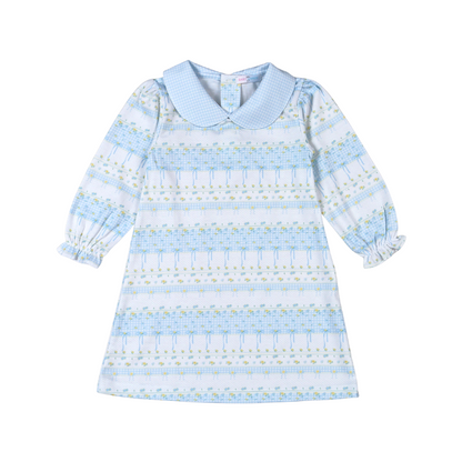 ALN-240 Alina Floral Pima Dress