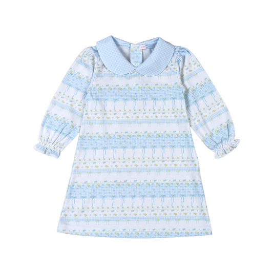 ALN-240 Alina Floral Pima Dress