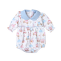 PCA-230 Princess and CastlesFloral Pima sPCAop collar Bubble
