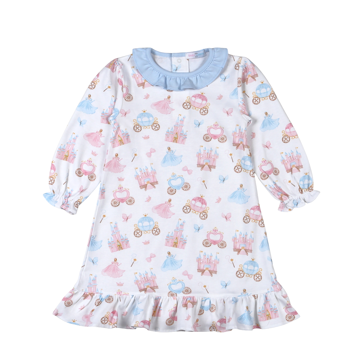 PCA-340 Princess and CastlesFloral Pima Dress