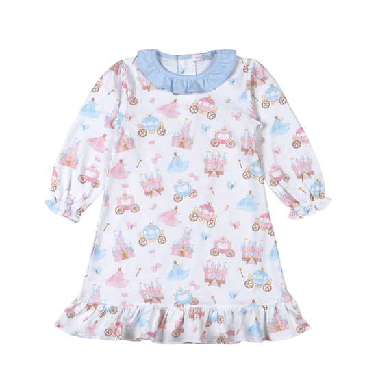 PCA-340 Princess and CastlesFloral Pima Dress