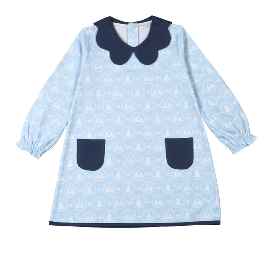 HON-240 Holy Night Pima scalop collar Dress