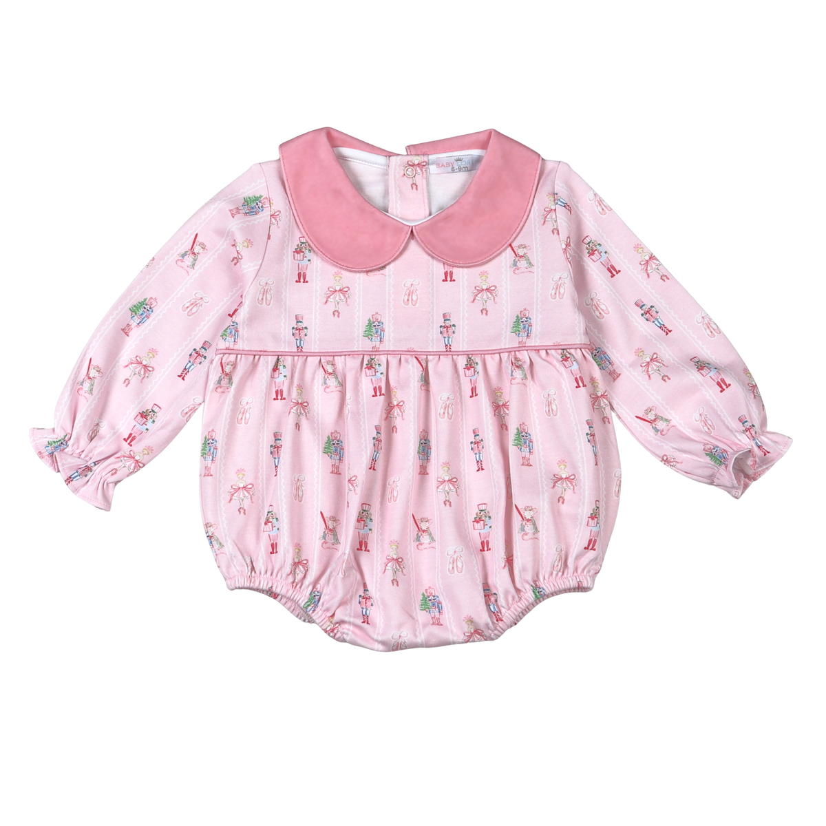 NTK-230 Pink Nutcracker Pima scalop collar Bubble